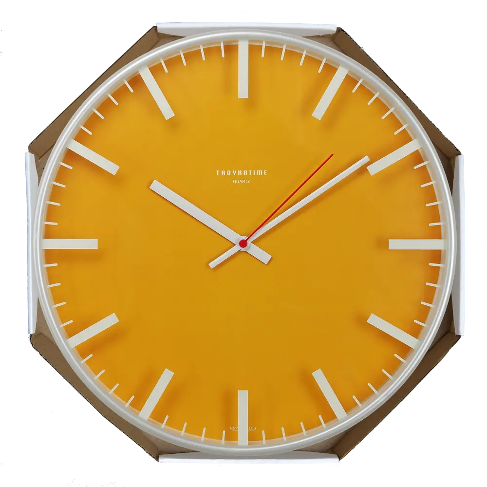 Часы настенные, цвет оранжевый, диаметр 30 см Santreyd STLM-2147037 - Вид №3