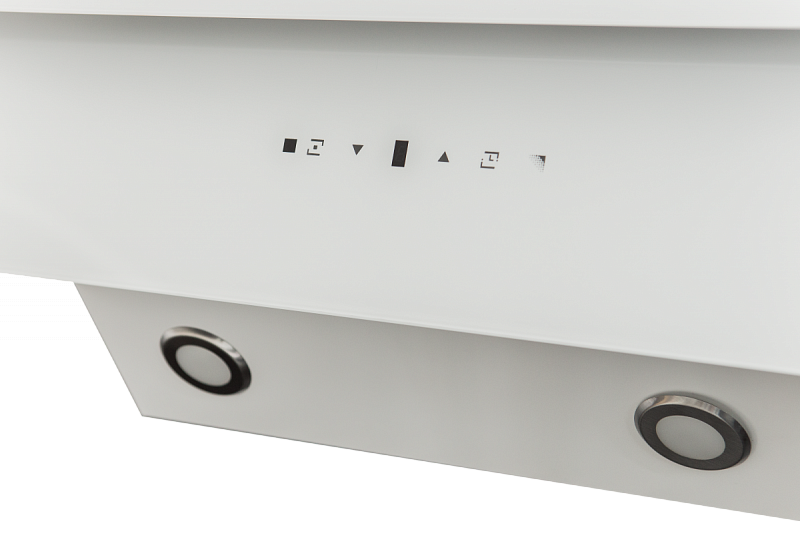 F 612 W Настенная вытяжка, ширина 60 см, отвод/рециркуляция, 600 м3/час, электронное сенсорное управление, таймер, 3 скорости, светодиодное освещение 2х2 вт, металлические жироулавливающие фильтры, угольный фильтр kf-es (опция), 42-58 дб, система предупре Santreyd  - Вид №3