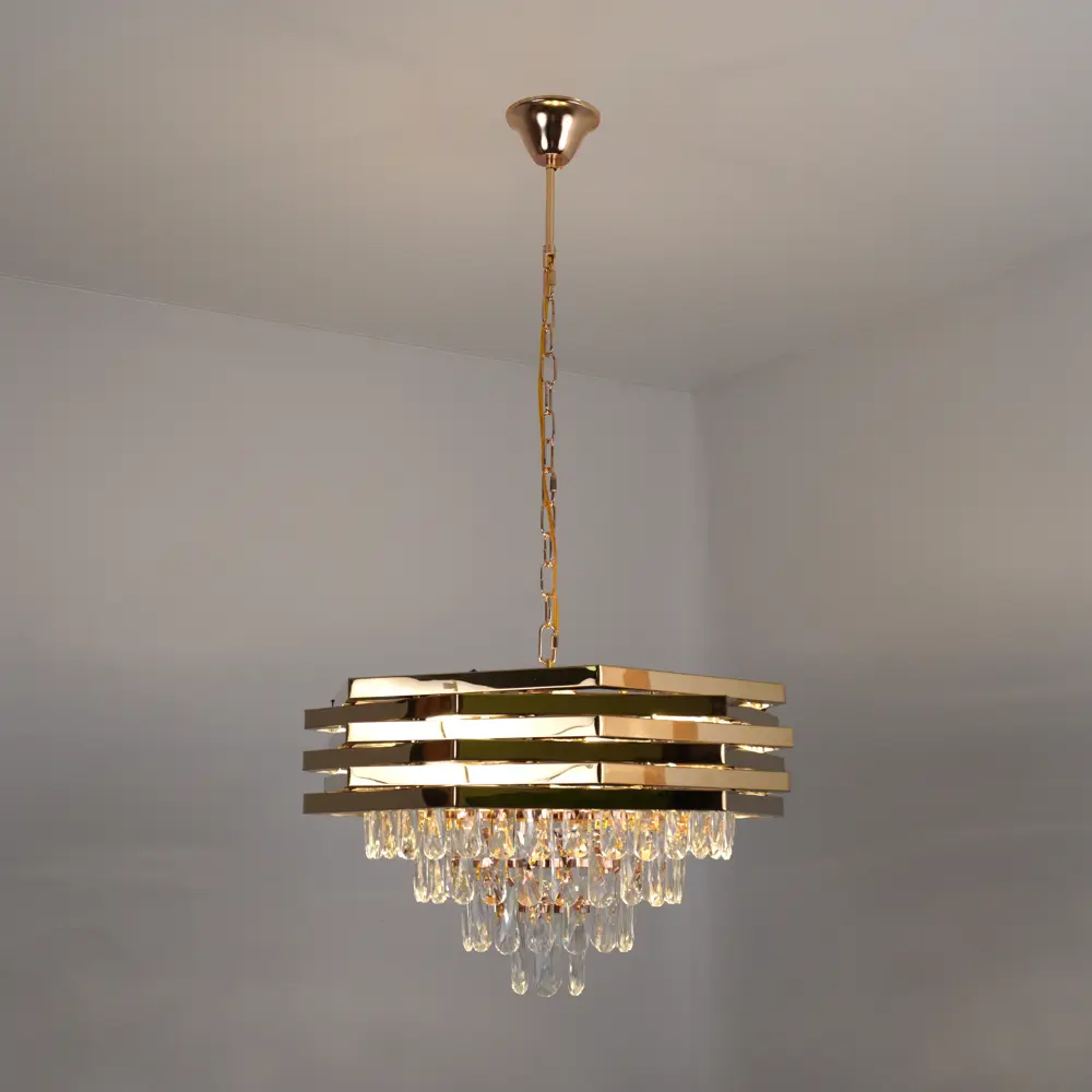 Люстра подвесная Rose 8 ламп 15 м² цвет золото ESTARES STLM-2081295 - Вид №2