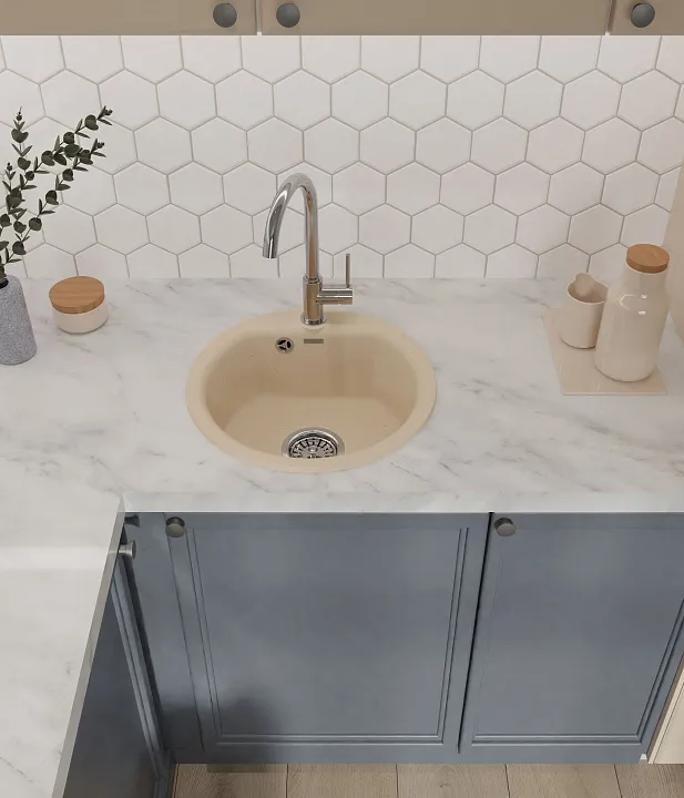 Кухонная мойка 435 GRANFEST SMART - Вид №1