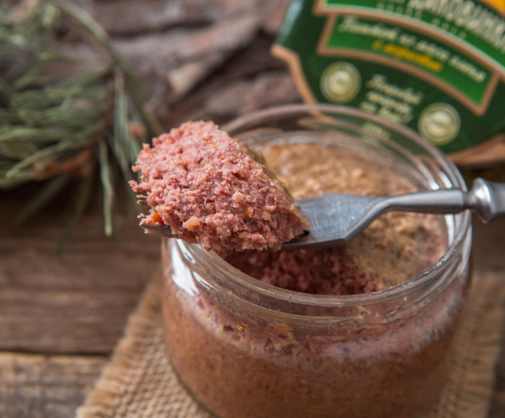 3331 Паштет из мяса оленя с морковью (стекло) Вкусляндия  - Вид №1