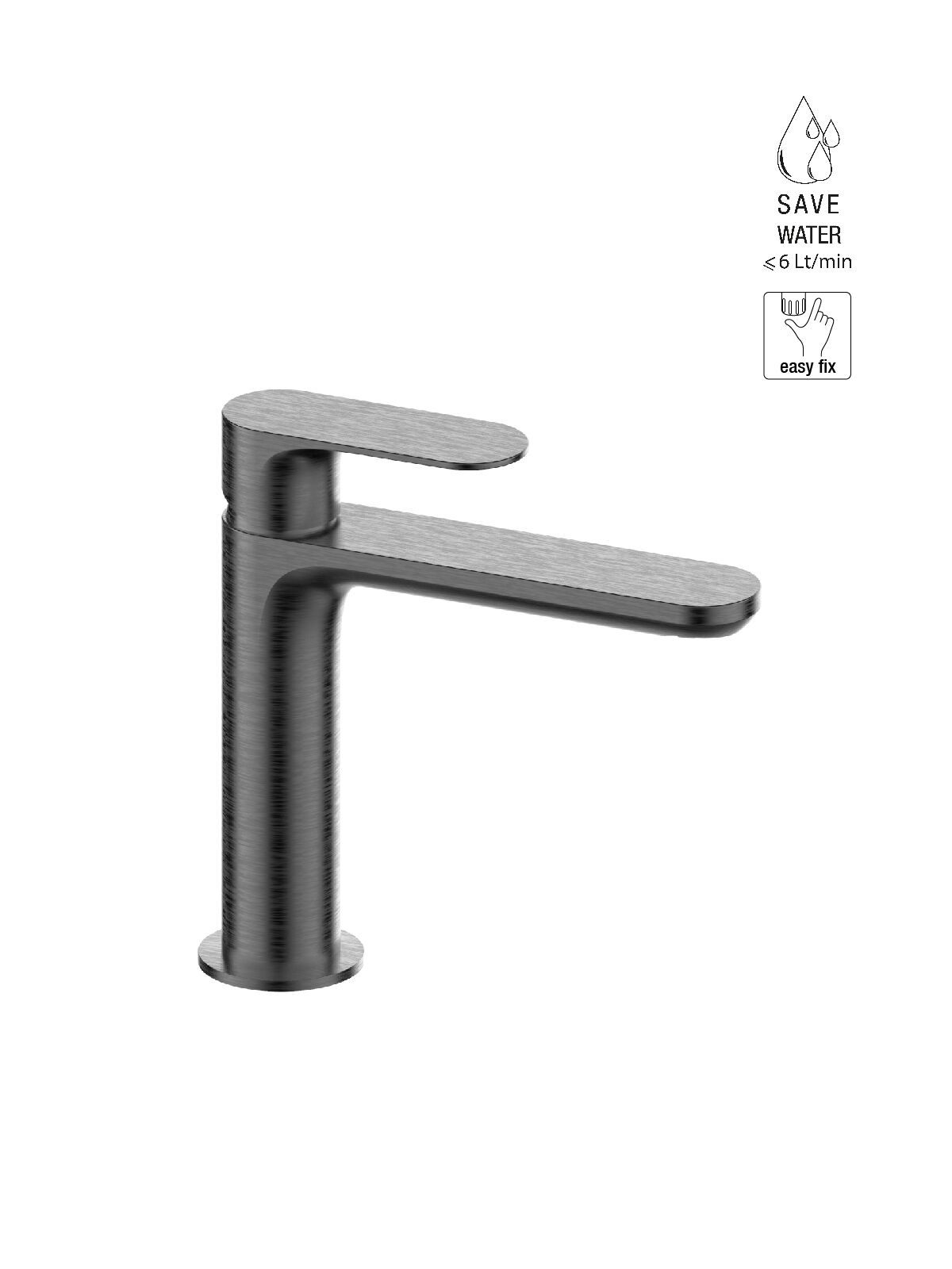 Однорычажный смеситель для раковины с ограничителем расхода Rubinetterie Frattini Lea ARCH-00076470 - Вид №3