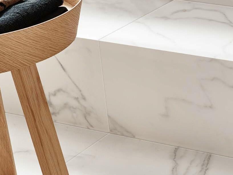 Love Tiles Белый пол с эффектом мрамора Precious sun-id-1464571 - Вид №2