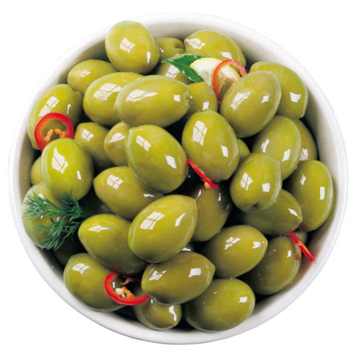 Оливки Халкидики с косточки ГРЕКО в маринаде Santreyd 9791