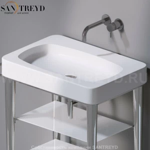 L131100 Накладная раковина на столешницу  прямоугольная A. e T. Italia FUSION