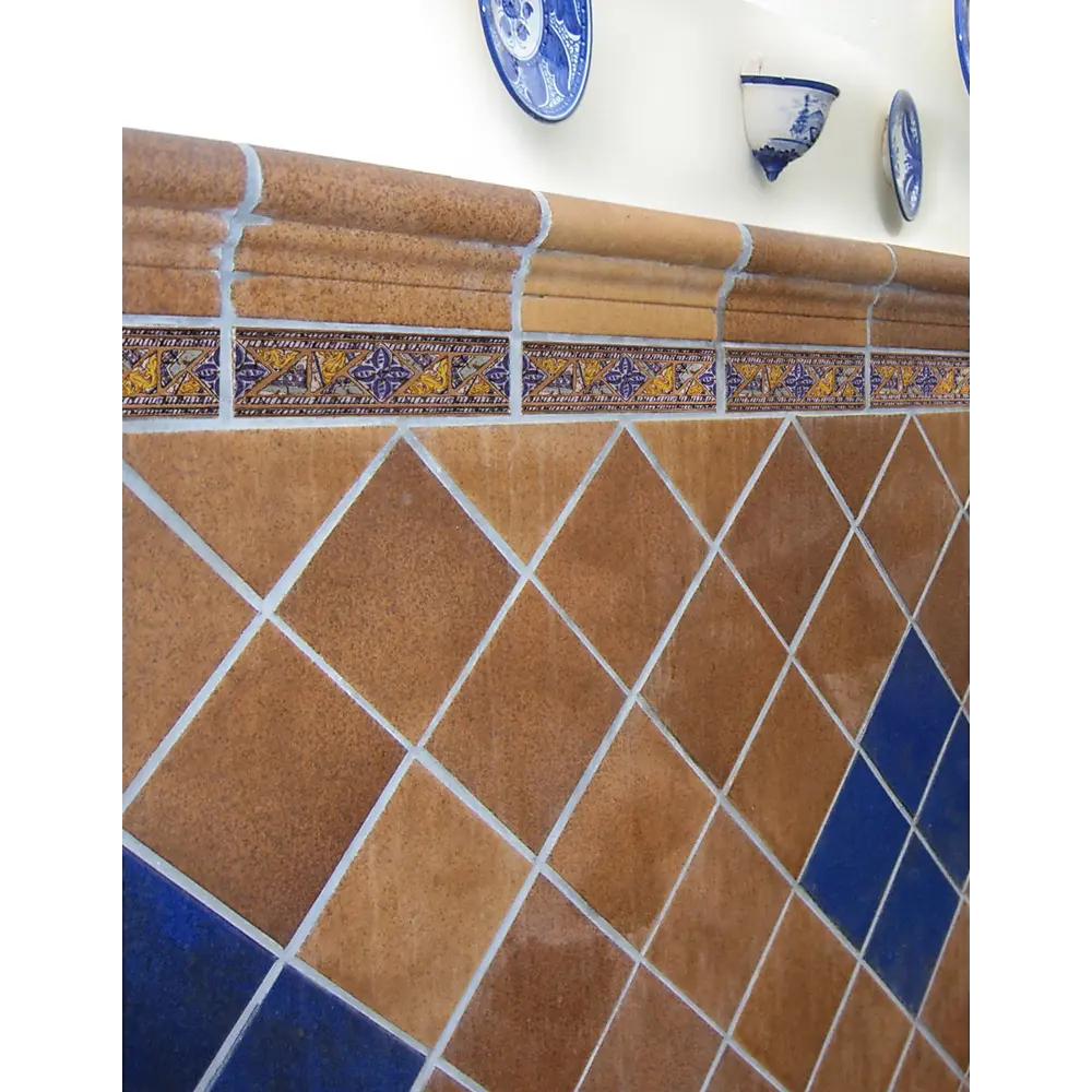 Вставка-подступенник Gresan Natural La Balma Azul 12x33 см цвет коричневый 1 шт Santreyd STLM-2151572 - Вид №4