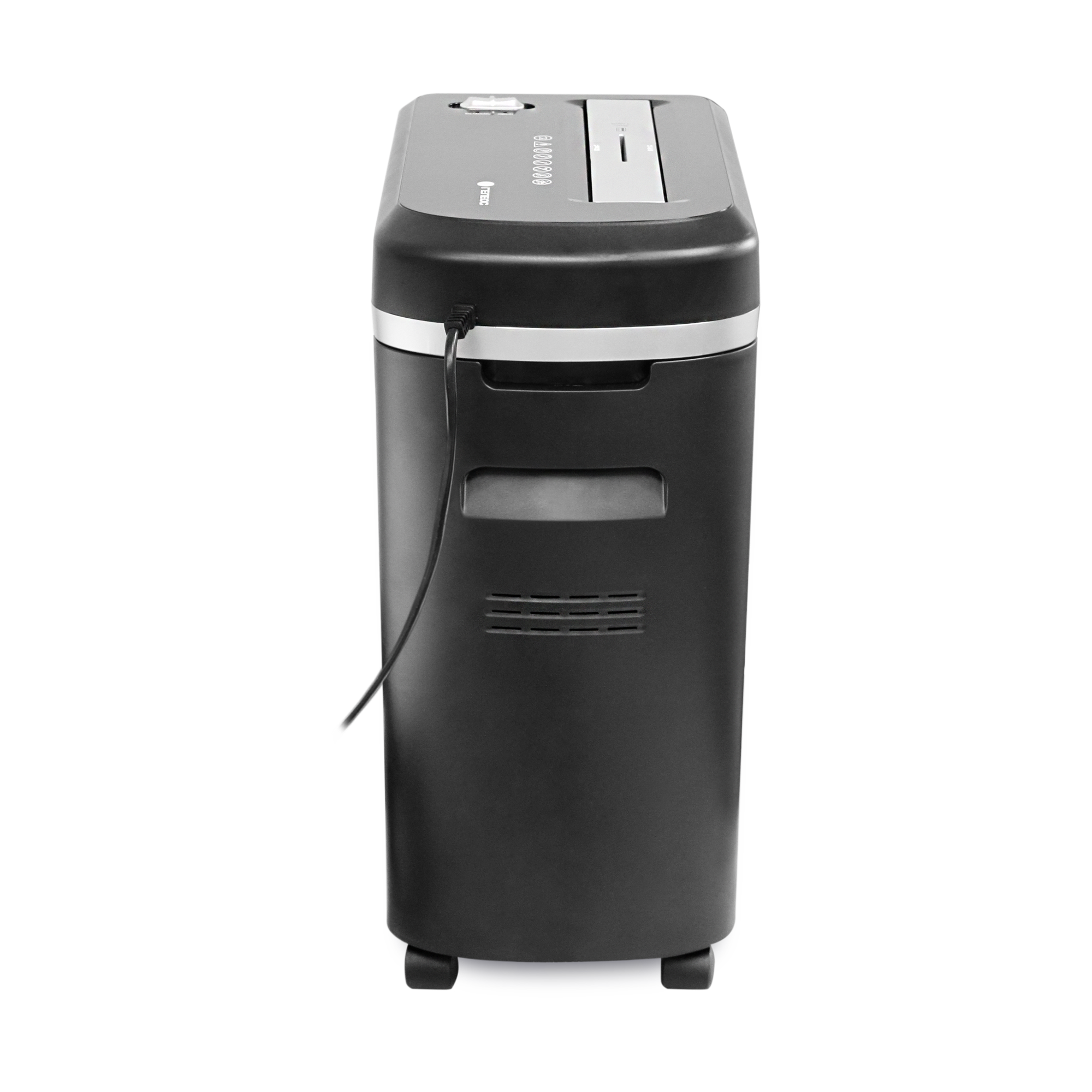 УМ22-5 Уничтожитель документов , din p-5 (5 ур-нь секр.), фрагмент 2х8мм, 9-10 лист (70г/м2), cd/пл.карты/скрепки/скобы, 22 литра Гелеос Santreyd  - Вид №6