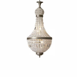 Подвесной светильник French Empire 6S от Delight Collection 8307-6S DELIGHT COLLECTION ДИЗАЙНЕРСКИЕ 243713 Прозрачный;латунь