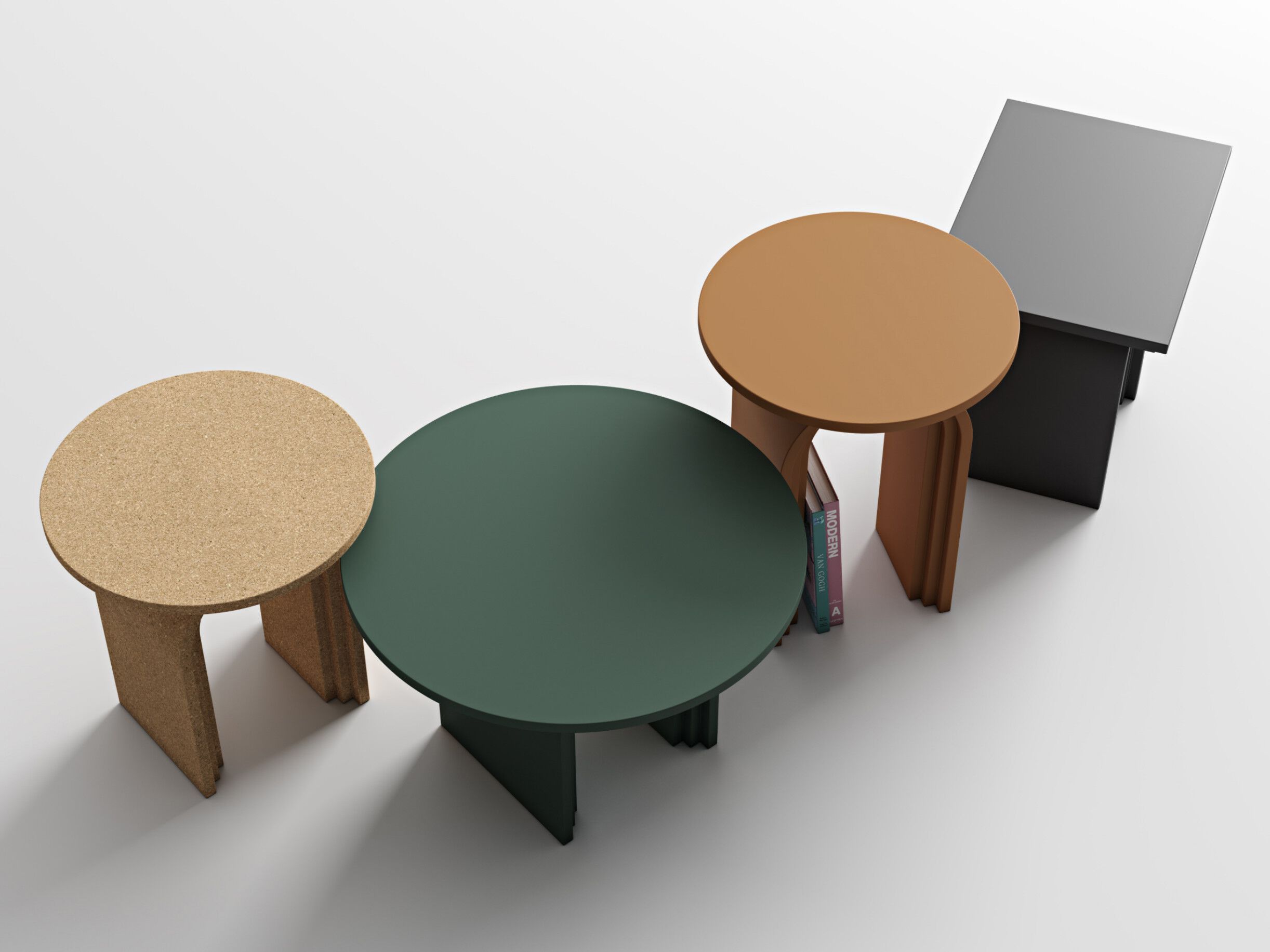 Деревянный круглый журнальный столик DIZA RAINBOW ARCH-00051822 - Вид №8