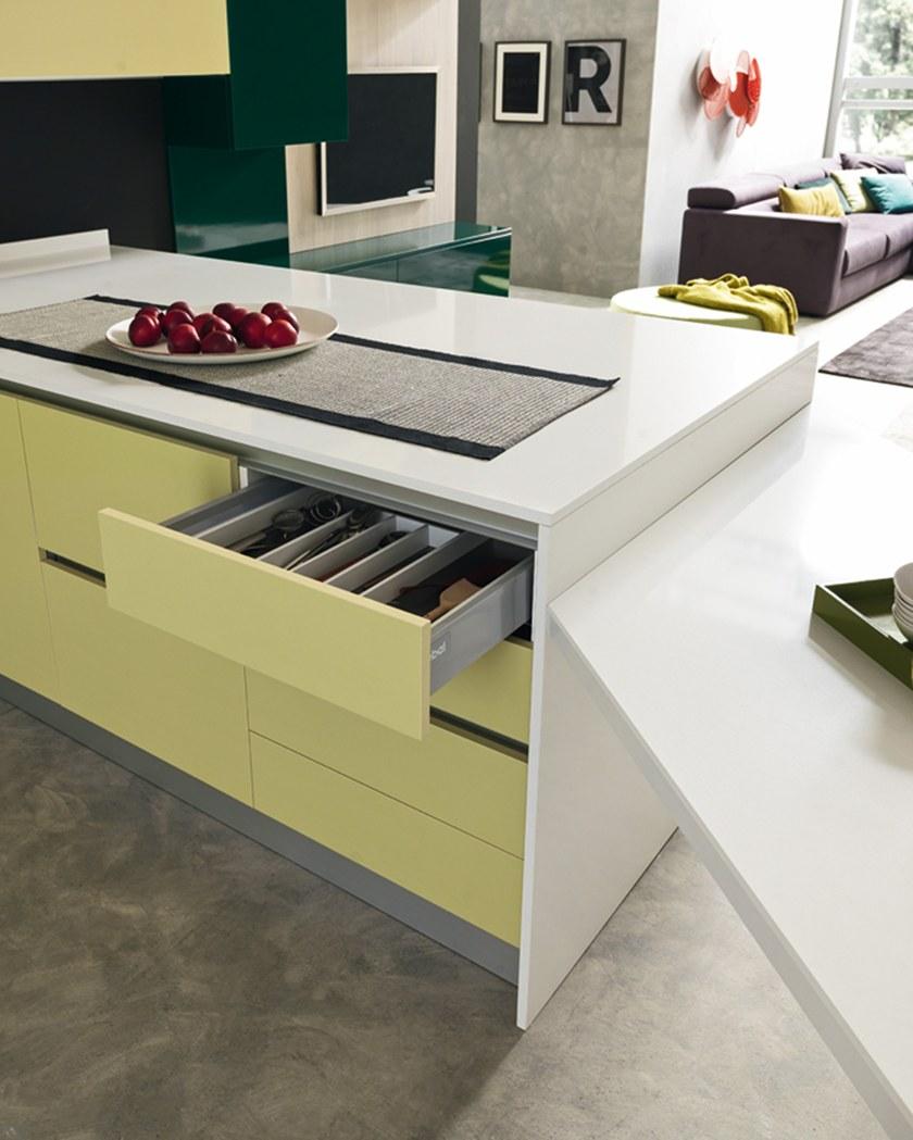 Febal Casa Модульная кухня из okite® с полуостровом sun-id-1365567 - Вид №6