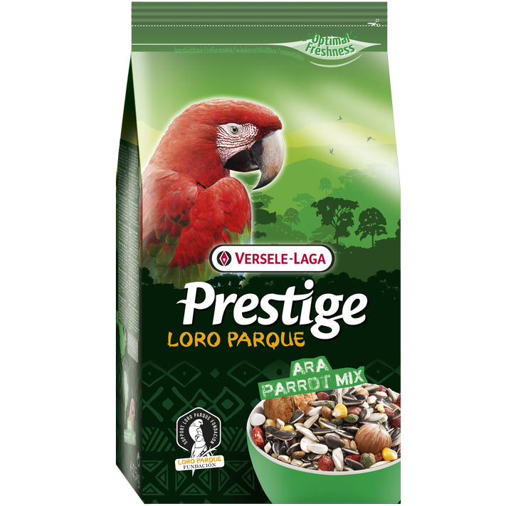 ПР0038443 Корм для птиц Prestige Premium Ara Parrot Loro Parque Mix для крупных попугаев 15кг VERSELE-LAGA 