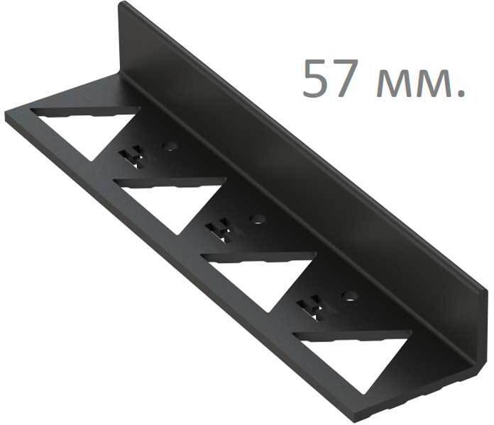 Пластиковый бордюр 57 мм, длина 3 м ГеоПластБорд