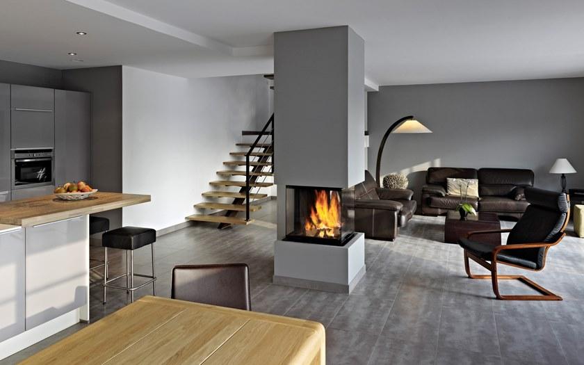 RÜEGG Дровяной стальной камин с панорамным остеклением Premium line sun-id-1497170 - Вид №2