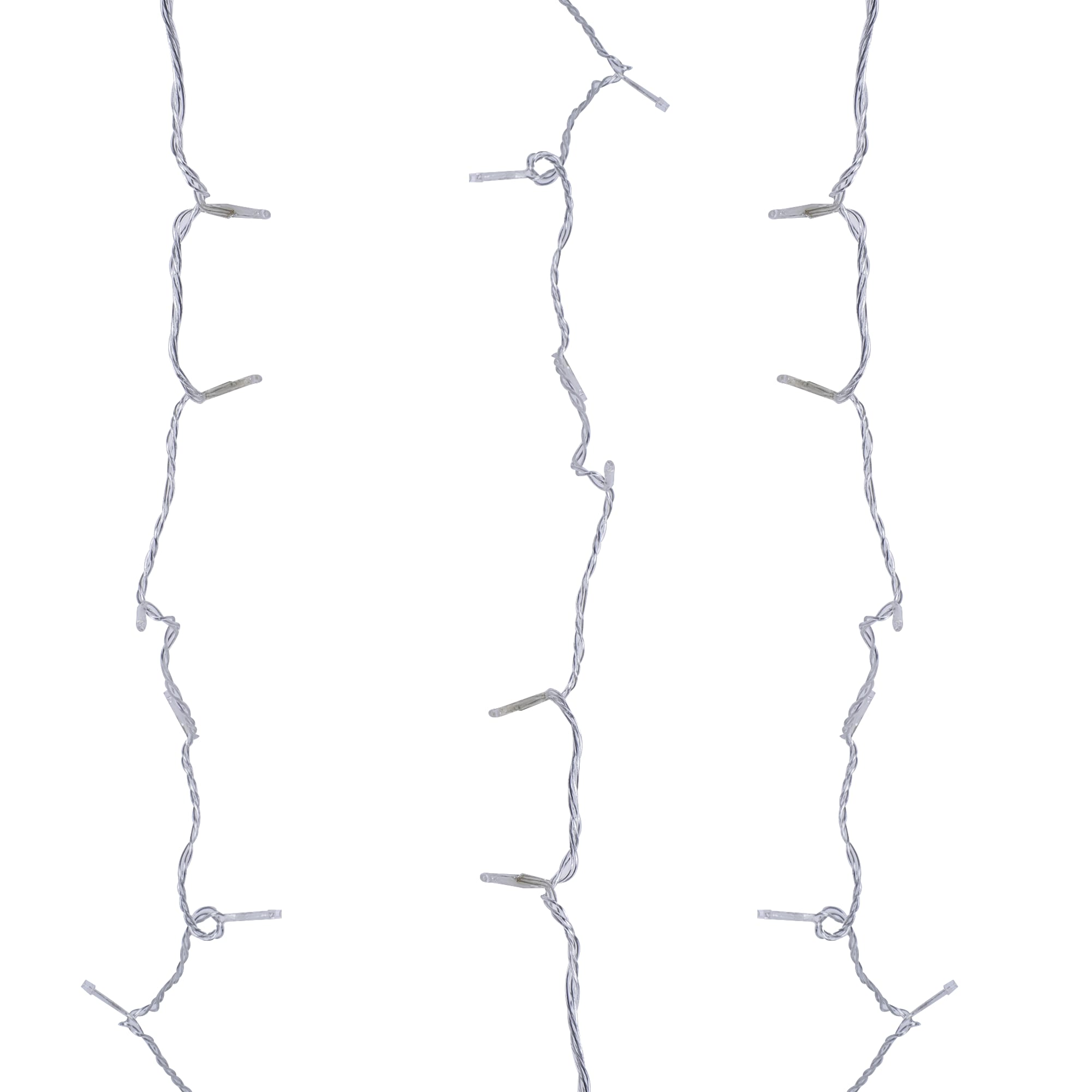 82061435 Электрогирлянда наружная «Занавес» 20 м 96 LED тёплый белый Santreyd  - Вид №3