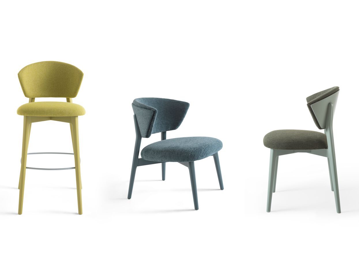 Мягкий стул из бука Billiani Стелла ARCH-00119140 - Вид №4