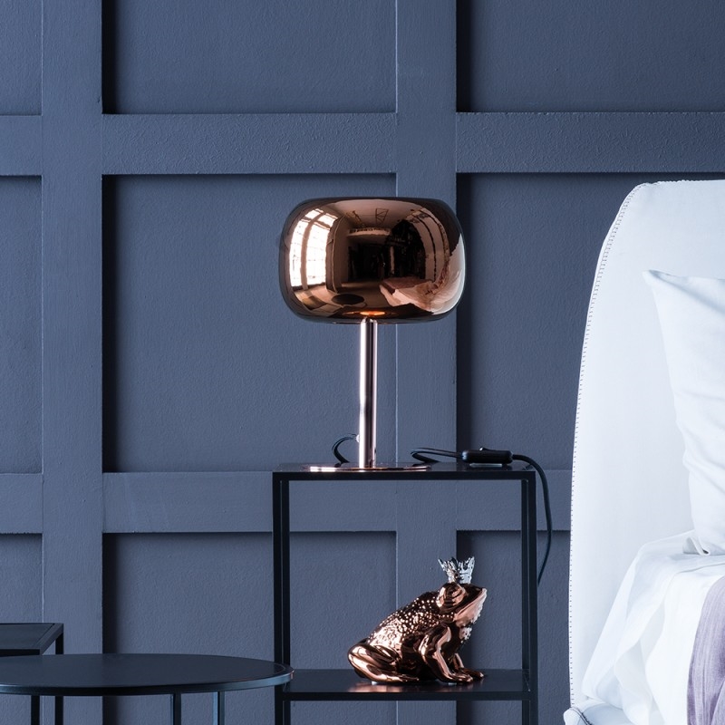 P451X190 Лампа Каминия Adriani e Rossi Золотая основа, абажур из керамического золота  - Вид №2