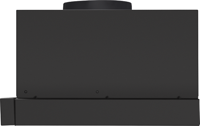 VS LIGHT 50 BLACK Вытяжка vs light 50 черный/ • тип: встраиваемая • цвет: черный • управление: колыбельное • ширина, мм: 500 • полная потребляемая мощность, вт: 140• количество скоростей: 2 • максимальная производительность, м3/ч: 480• диаметр воздуховода Santreyd  - Вид №10