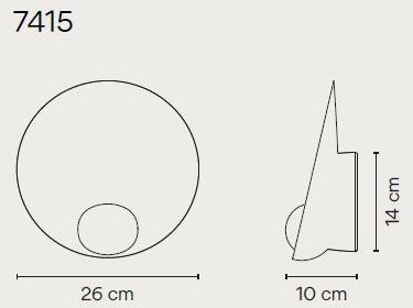 Vibia Настенный светильник из дутого стекла Musa sun-id-1407251 - Вид №4