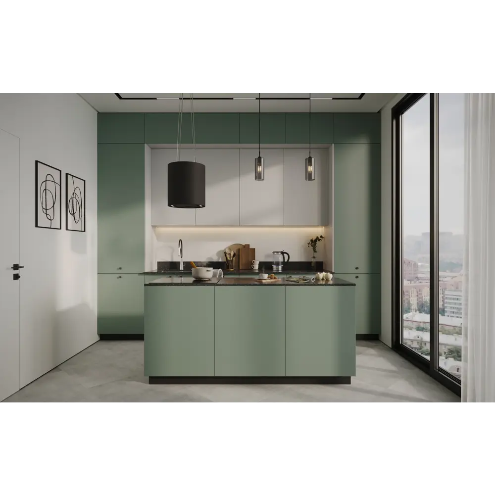 Фасад кухонный DELINIA ID София белый матовый 79.7x12.5 см 82010111 STLM-0860928 - Вид №5