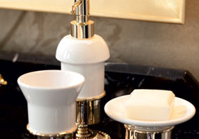 Gentry Home Настенный керамический подстаканник Sun Nickel GH102627 - Вид №1