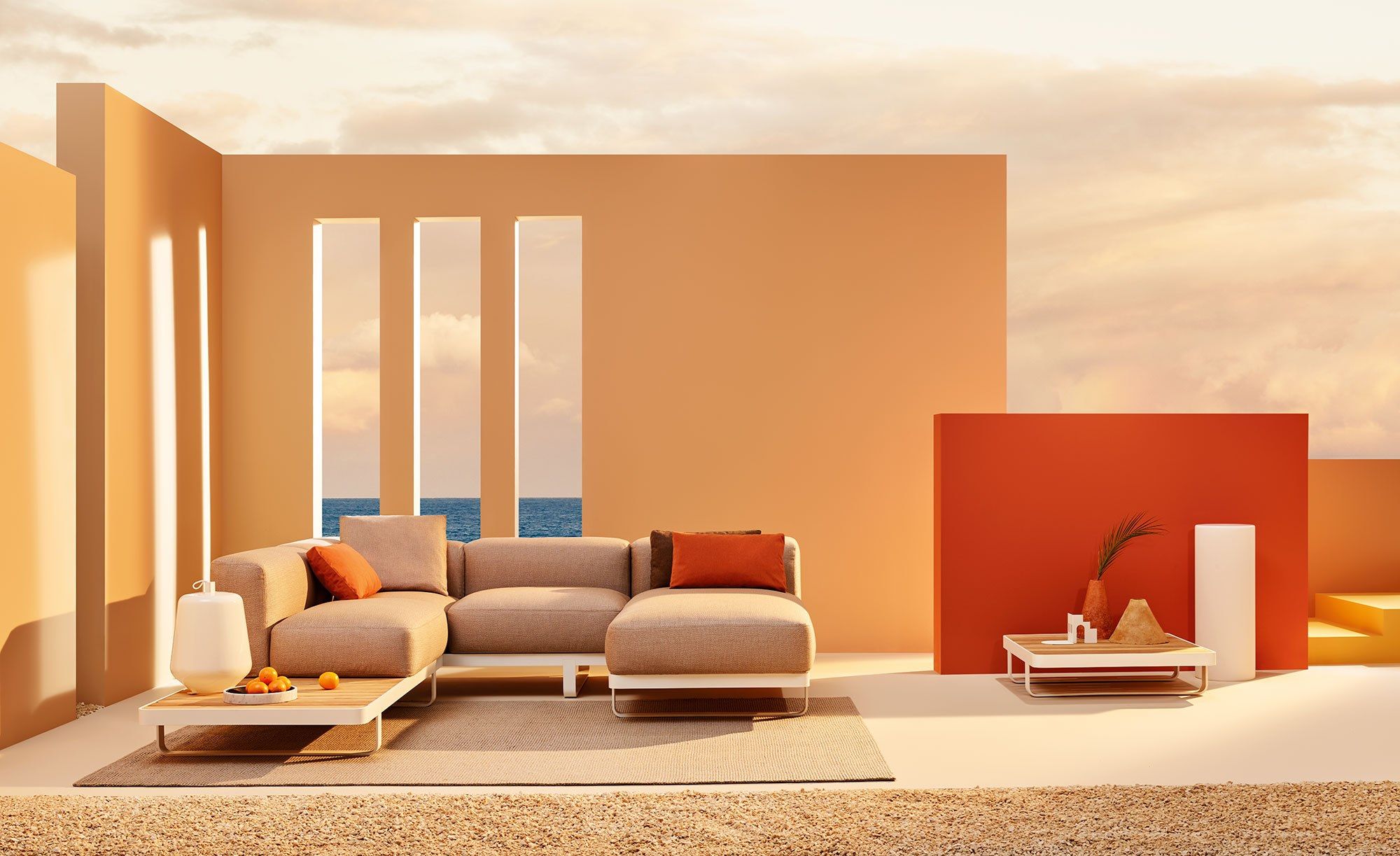 Квадратный стол из тикового дерева Terraforma Makemake ARCH-00134171 - Вид №6