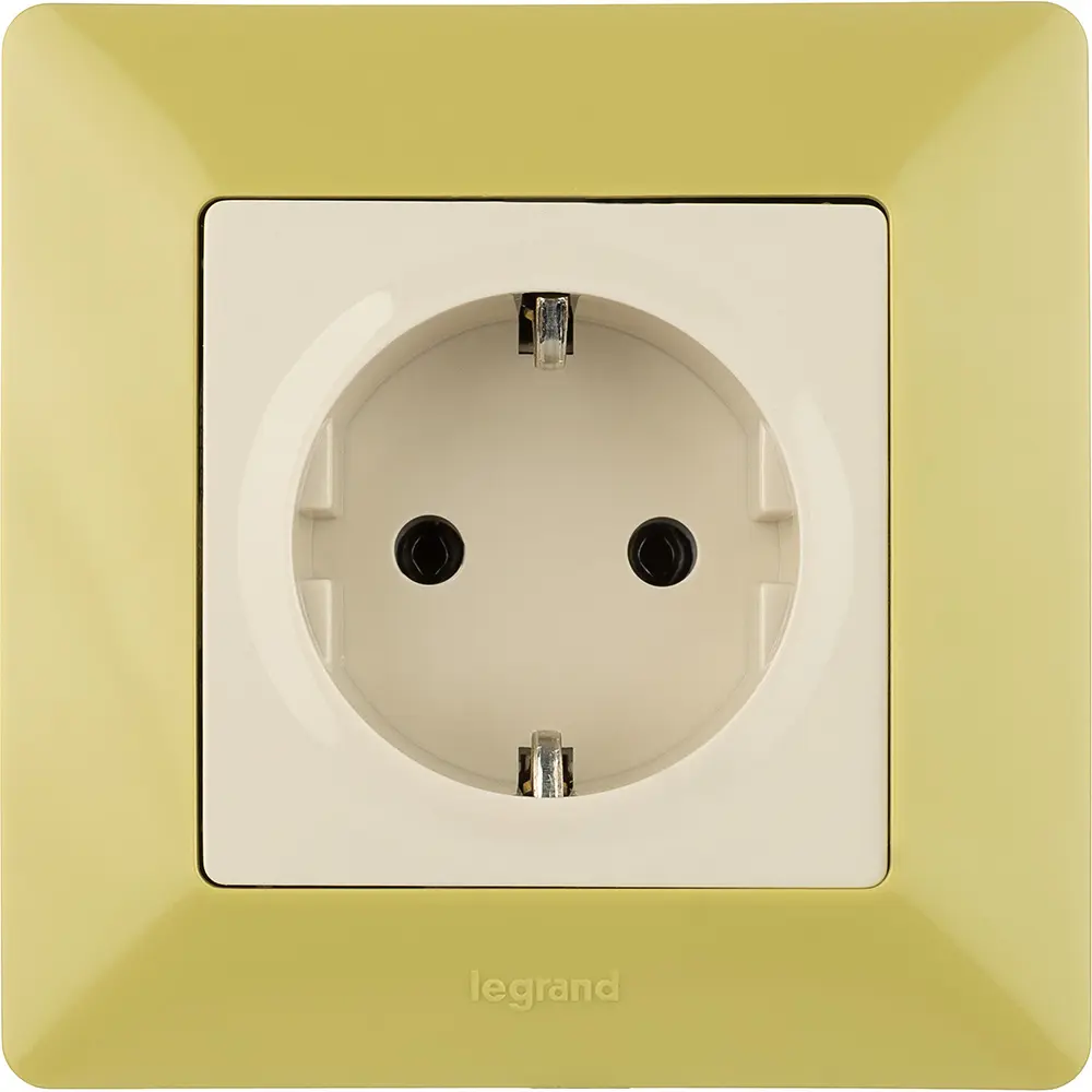 Рамка для розеток и выключателей Legrand VLN-L Лайм 1 пост цвет зеленый Valena Life STLM-2049664 - Вид №3