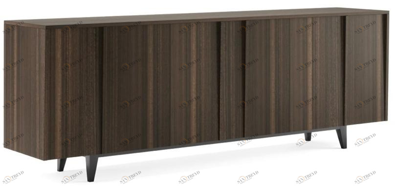 PRADDY Комод из фанерованной древесины с распашными дверцами Orchestra Ml156