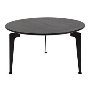 Столик Laser с черной столешницей, D70 см