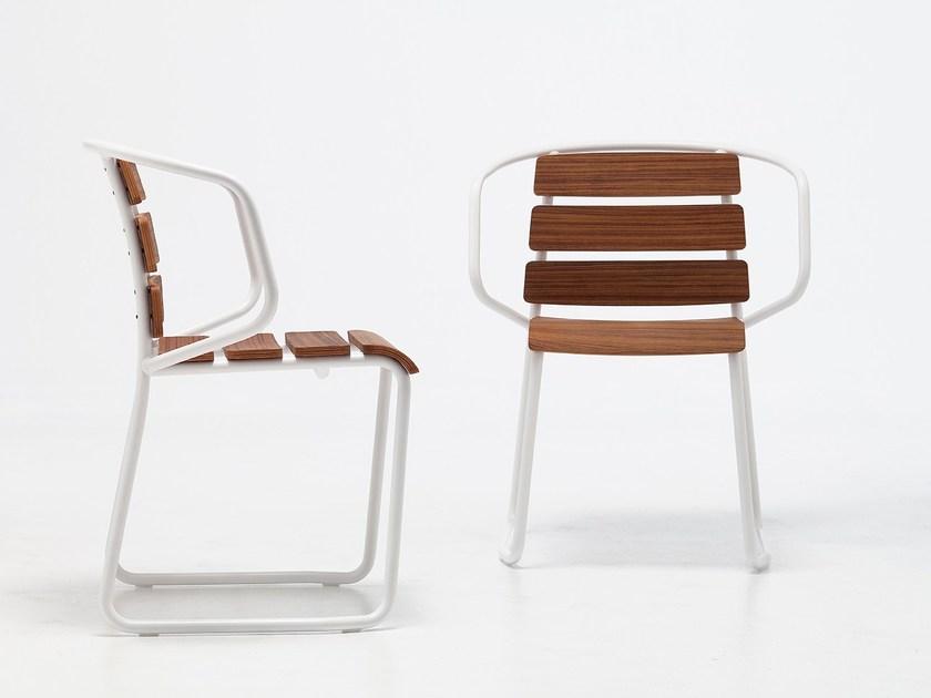 Very Wood Штабелируемый садовый стул из тикового дерева Lido out sun-id-1347594 - Вид №5