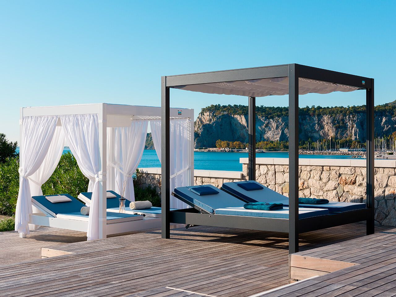 Алюминиевая беседка с раздвижной крышкой Crema Outdoor AFRODITE ARCH-00089181 - Вид №1