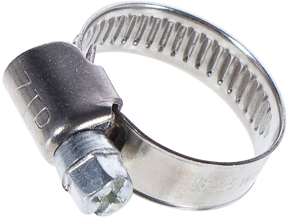 Хомут червячный Santreyd W2 16x25 мм для надежного соединения труб 10113754