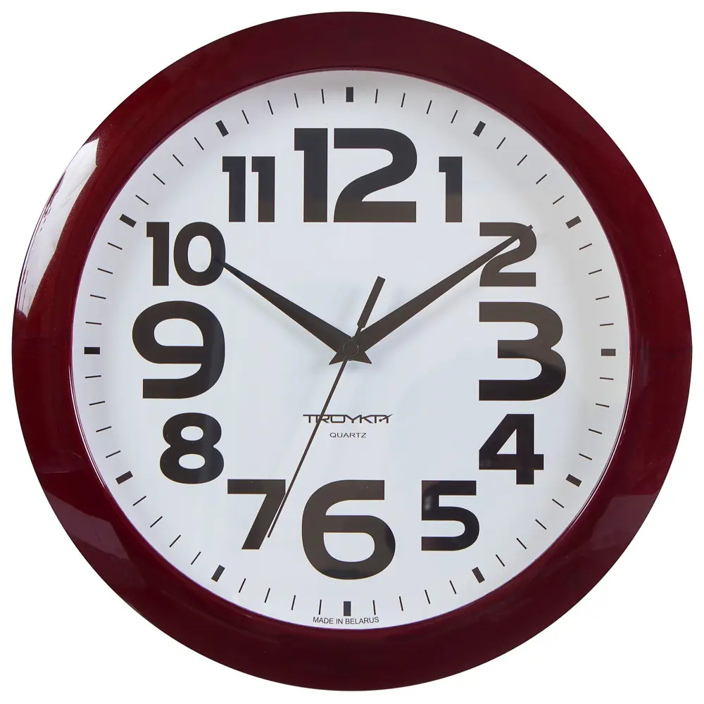 Часы настенные цвет бордовый диаметр 29 см Santreyd STLM-2012133