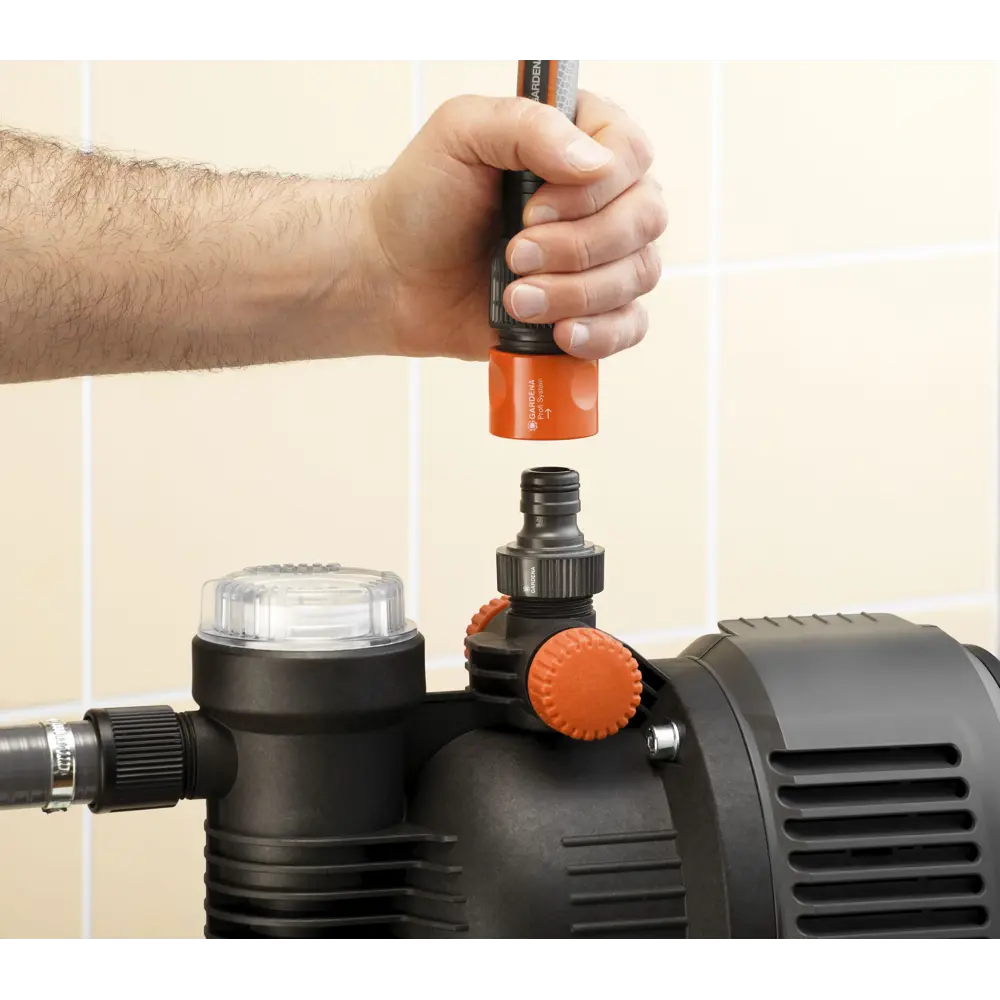 Насосная станция Gardena Eco Inox 230 В 1200 Вт 1.5 м 24 л 5000 л/ч STLM-2132360 - Вид №6