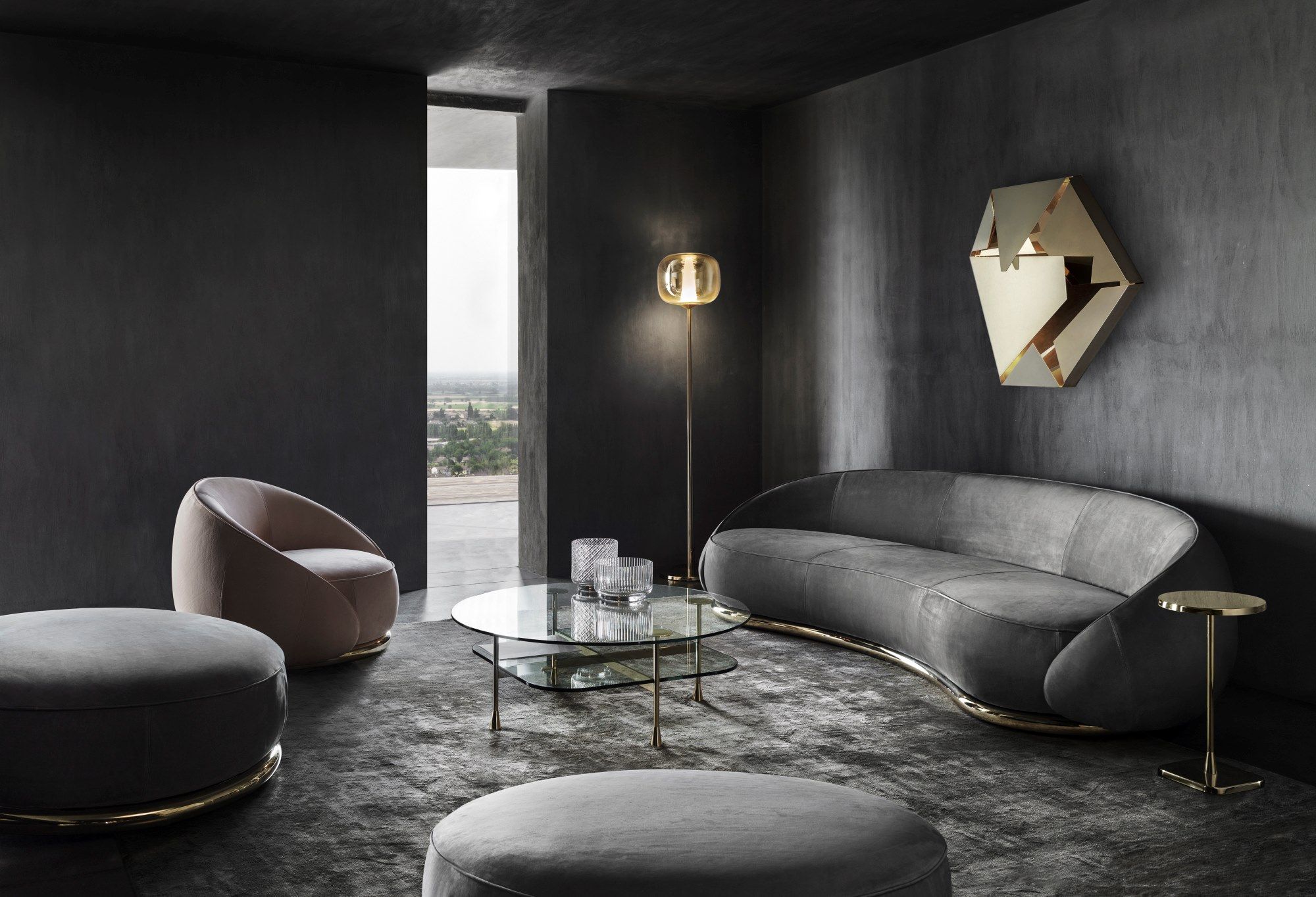 Круглый пуф GHIDINI1961 объятия ARCH-00141906 - Вид №6