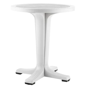 Стол Прованс круглый 65х74 см пластик белый