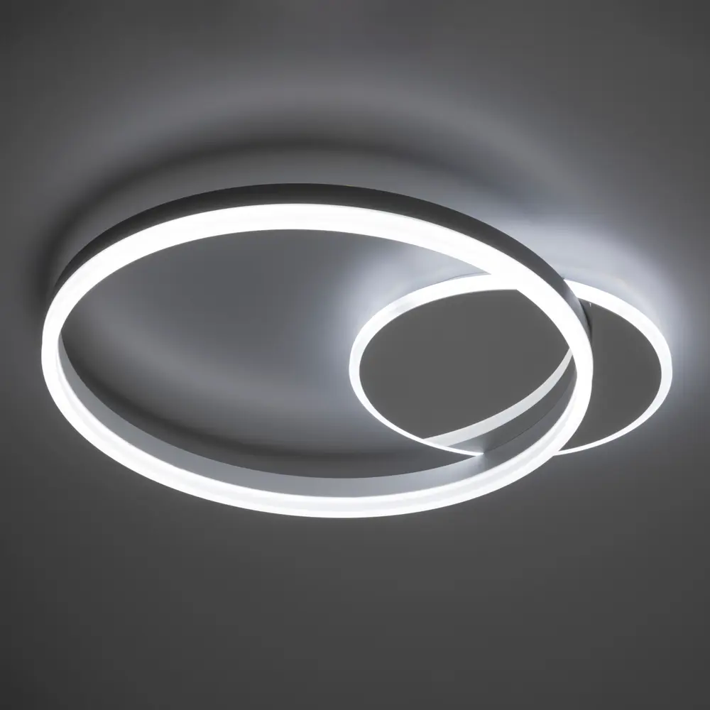 Люстра потолочная светодиодная диммируемая Ritter Eclipse 52085 0 с д/у 64 Вт 16 м² 2700К-6500К цвет белый/хром 84339750 STLM-2102865  - Вид №2