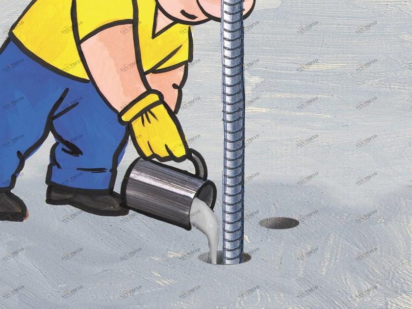 Azichem Безусадочный, жидкий, инъекционный цементный микрометаллический раствор Grout sun-id-1498143