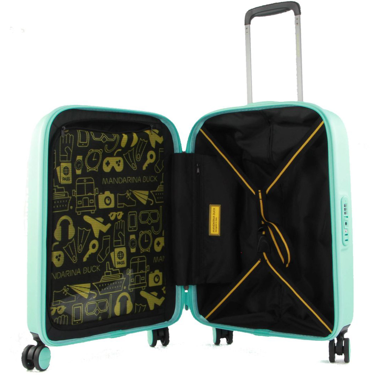 SZV54-27G Чемодан SZV54 Cabin Trolley Mandarina Duck Logoduck+  - Вид №3