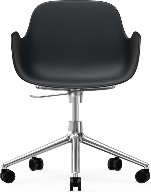 606142 Кресло Swivel 5W Gaslift Alu Black Normann Copenhagen Form - Вид №1