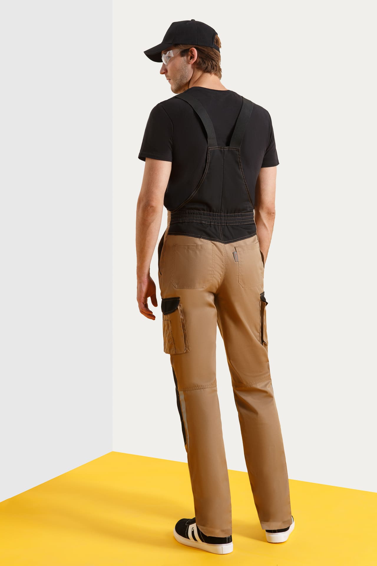 64628 Костюм  NEW 2 бежевый с черным STATUS  Летняя спецодежда  размер 44-46/170-176  - Вид №9