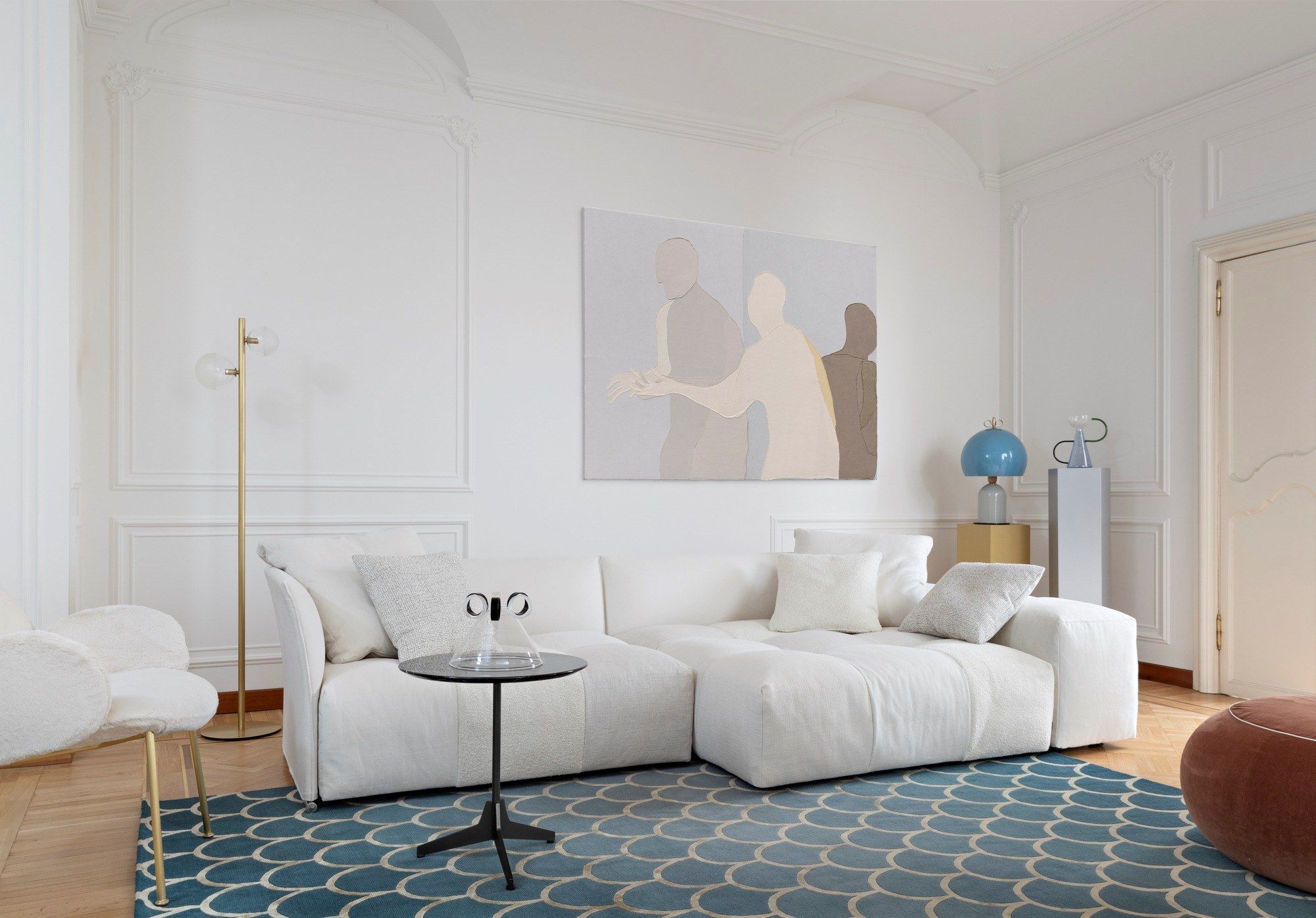 Съемный диван из ткани Saba Italia ARCH-00127833 - Вид №13