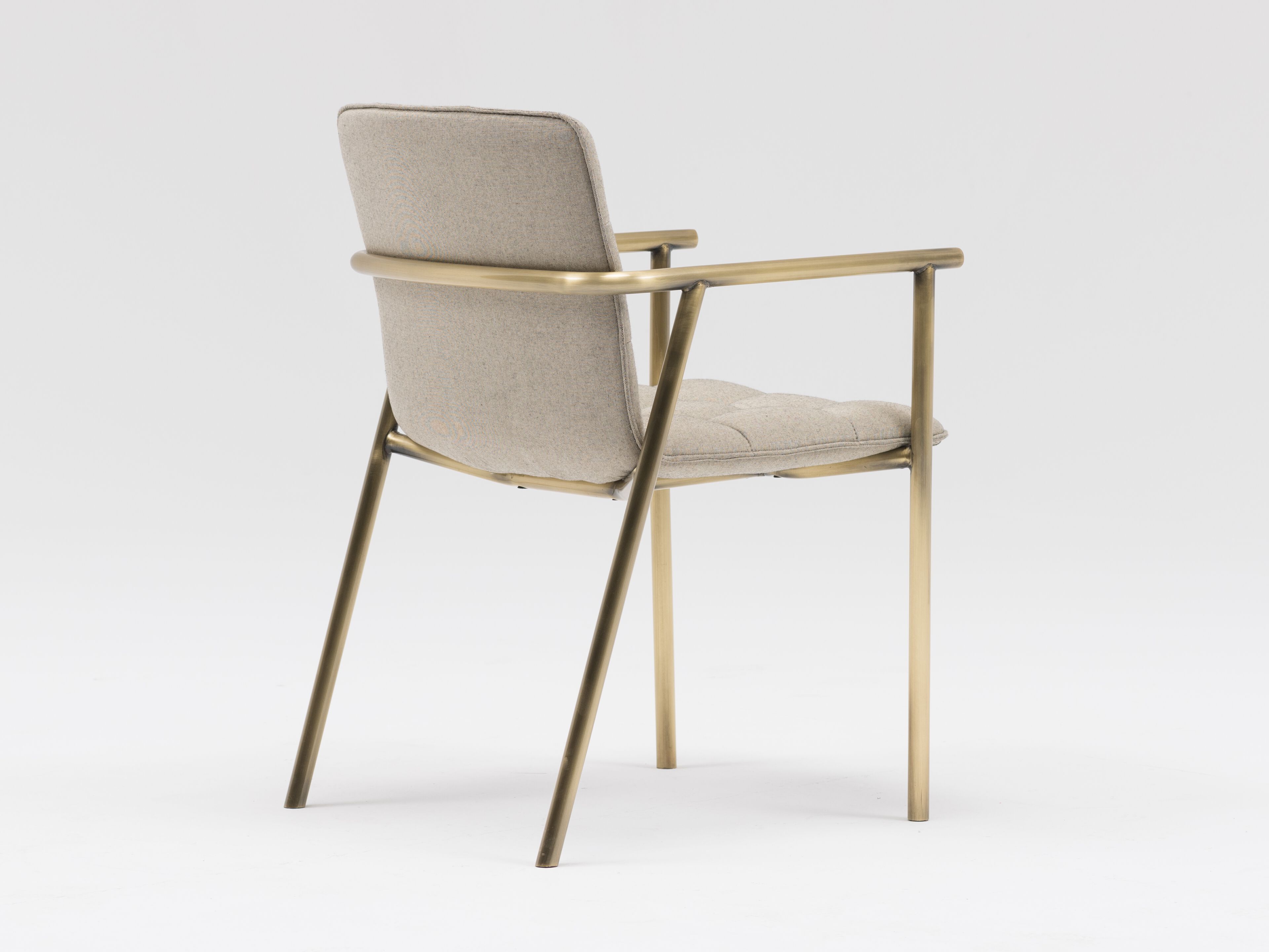 Тканевый и металлический садовый стул с подлокотниками Papell Design Squarez ARCH-00007255 - Вид №3