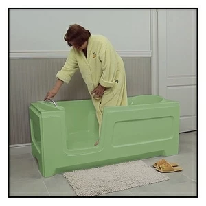 Ванна с дверцей Akcjum Relax 160-80-LH-S лежачая левосторонняя салатовая