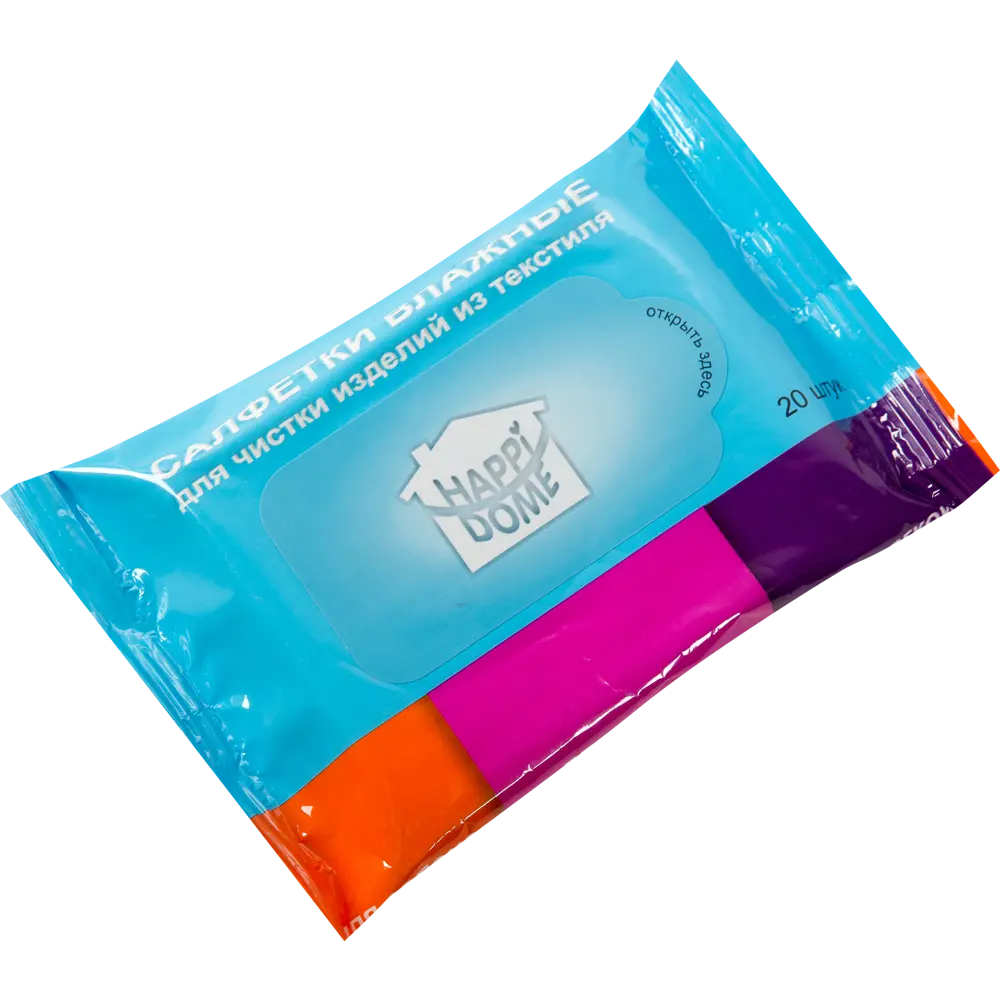 Салфетки влажные для чистки текстиля 3x7.6 см 20 шт Santreyd STLM-2054628