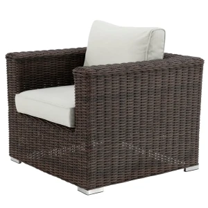 Кресло садовое Naterial Costa Rica 81x80x80 см искусственный ротанг коричневый