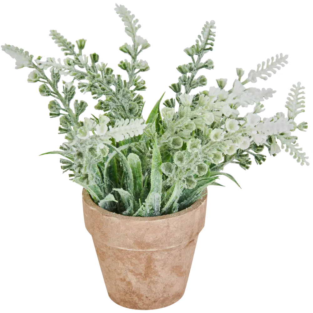 Santreyd - Искусственное растение белое для интерьера 17 см 84832666 STLM-0055812