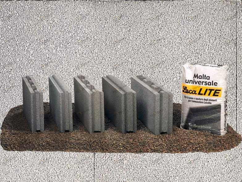 Anpel Легкий бетонный блок для перегородки Lecablocco cam sun-id-1445564