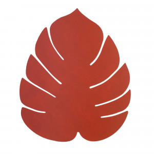 990084 NUPO sienna подстановочная салфетка лист монстеры 42х35 см, толщина 1,6мм;LIND DNA