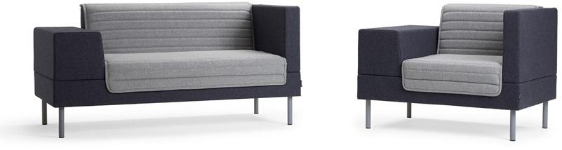 Offecct Диван из ткани Smallroom plus low sun-id-1363086 - Вид №1