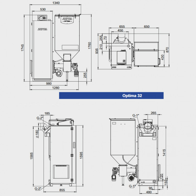 Котел отопления  Zota Optima 32 ZO4931120032 - Вид №6